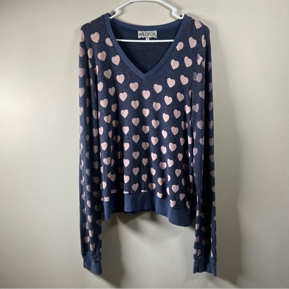 Wildfox Heart Print Pullover - Picture 1 of 7